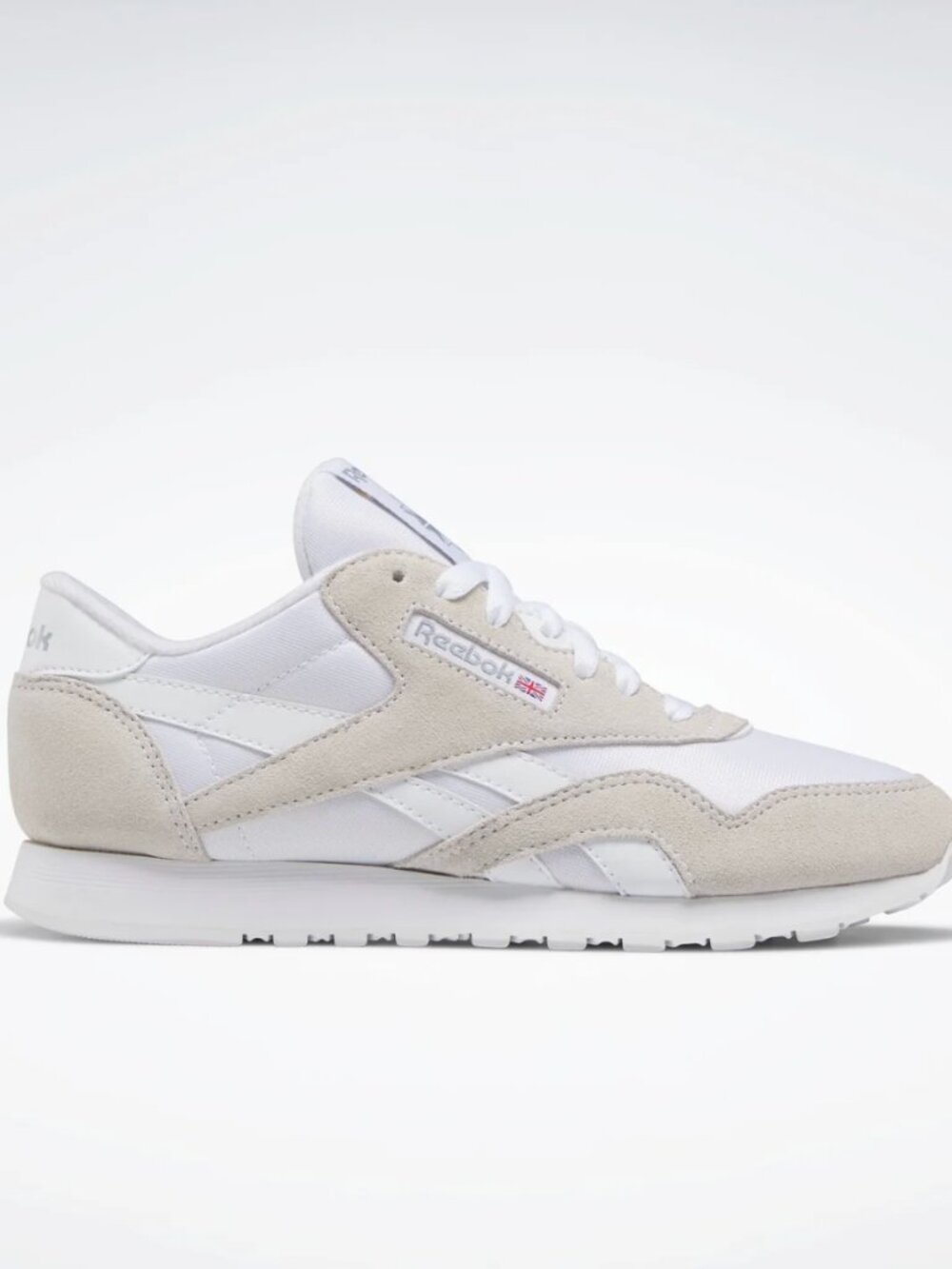 Reebok Classic Nylon Sneakers | Women's 6.5 | White/Cream
